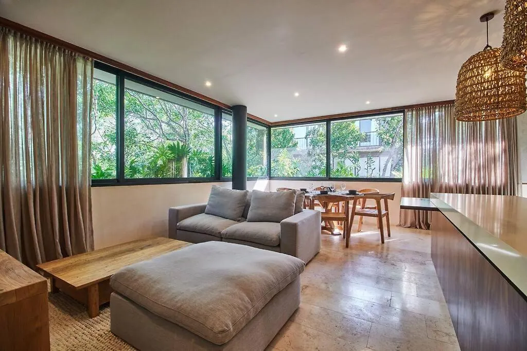 Nuuch Classy Ph W/ Private Pool/Rooftop, Aldea Zama Tulum Apartament