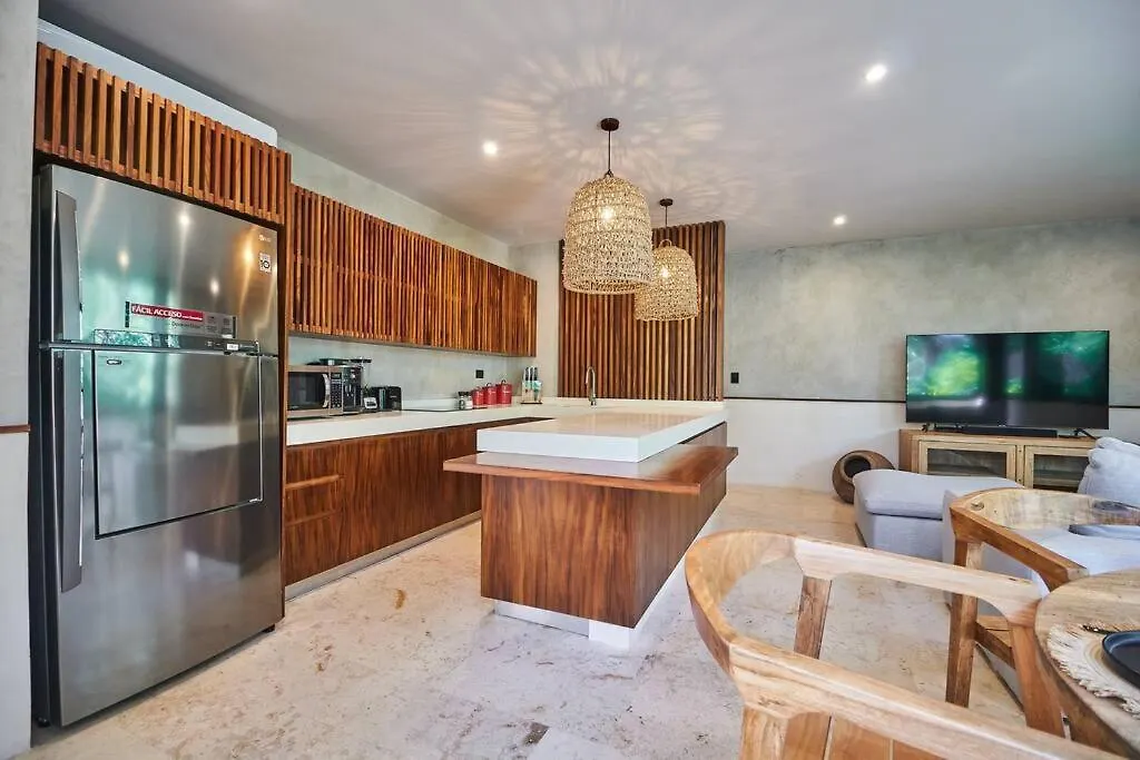 Apartament Nuuch Classy Ph W/ Private Pool/Rooftop, Aldea Zama Tulum Meksyk