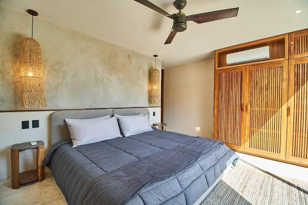 Nuuch Classy Ph W/ Private Pool/Rooftop, Aldea Zama Tulum Apartament
